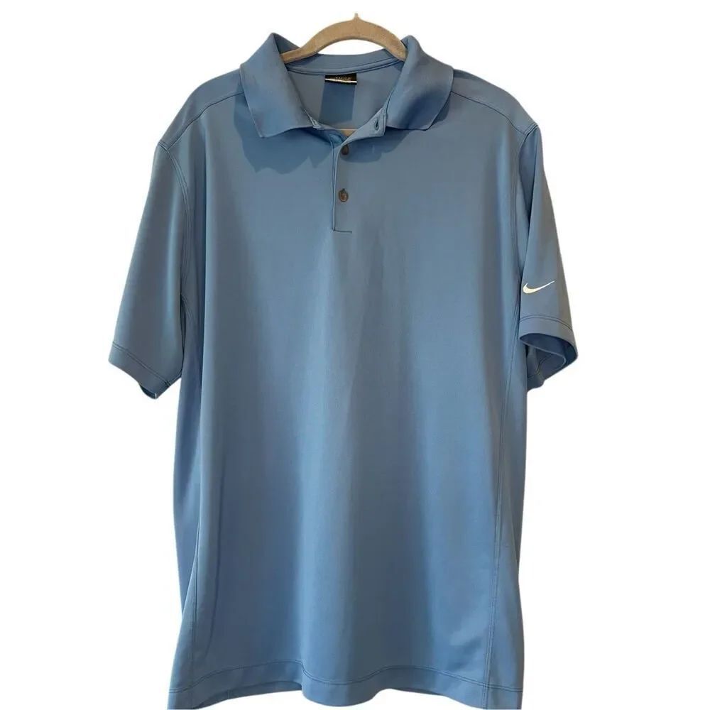 Nike Golf Mens dri fit polo shirt blue size XL